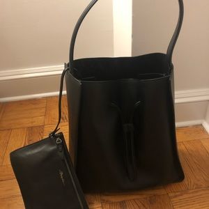3.1 Phillip Lim Soleil Black Large Bucket Bag